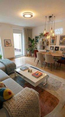 Beispielmöblierung Wohnzimmer