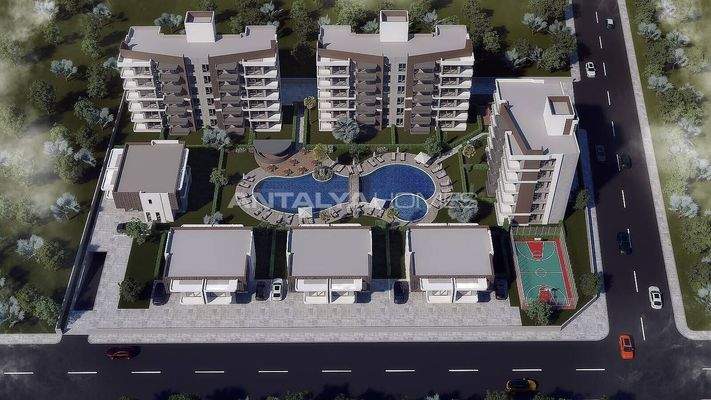 Affordable Flats in a Luxury Complex with Pool in Aksu Antalya
