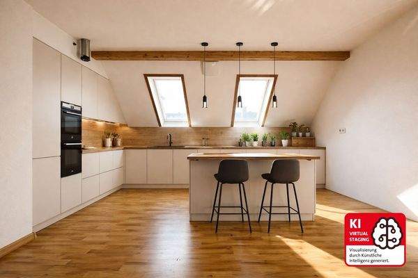 Küche OG visualisiert