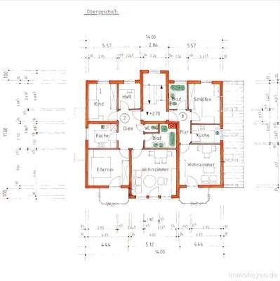 Grundriss Obergeschoss