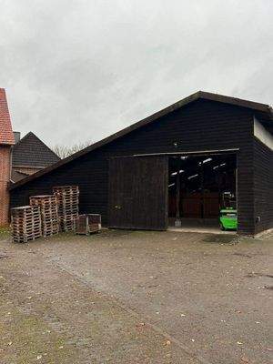 Blick auf die Einfahrt