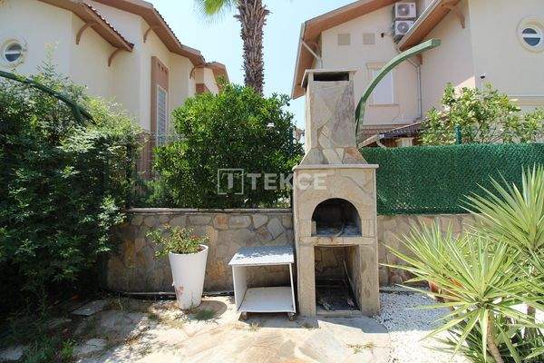Triplex Villa with a Garden in a Complex in Belek Antalya