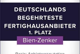 Siegel FAZ Begehrteste Produkte 2025 BIEN-ZENKER