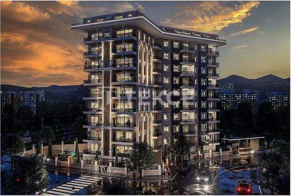 Stylishly Designed Apartments 900 M from the Beach in Alanya