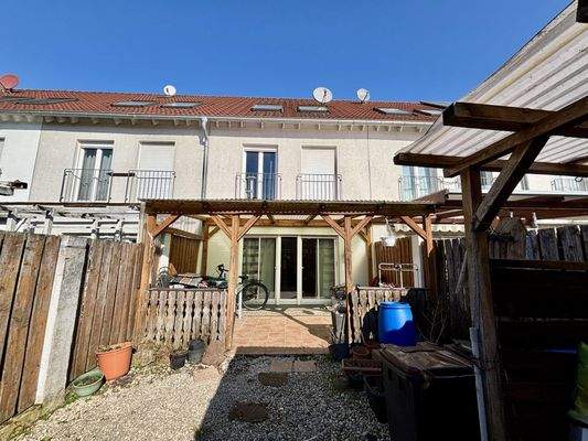 Rückansicht des Gebäudes