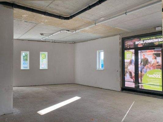 Praxisfläche zum Ausbau vorbereitet