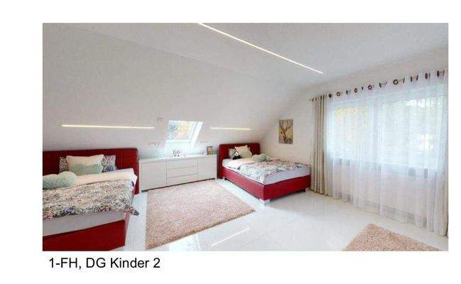 Eines der Kinderzimmer