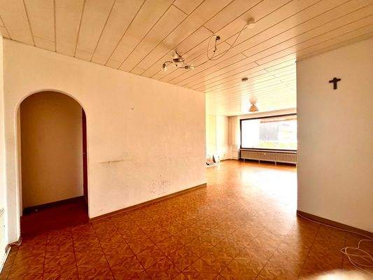 Essbereich zum Wohnzimmer