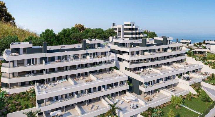 Well Located Contemporary Apartments with Sea View in Marbella