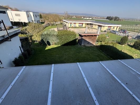 Blick vom Balkon