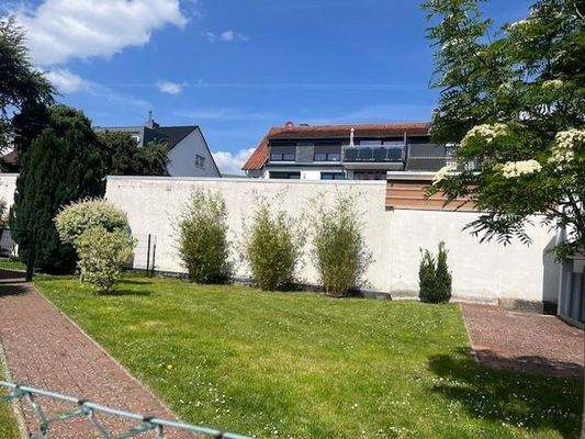 Blick aus dem Wohnzimmer