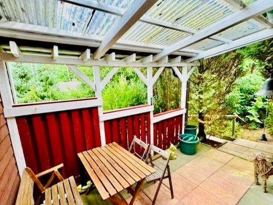 Überdachte Terrasse