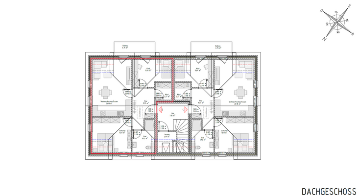 Grundriss Wohnung 3