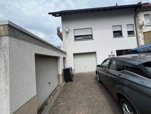 Ansicht beider Garagen