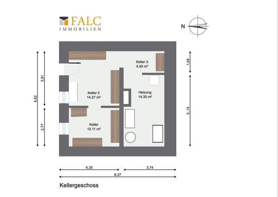 Grundriss Kellergeschoss