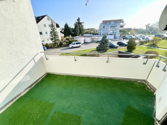 Ausblick vom Balkon