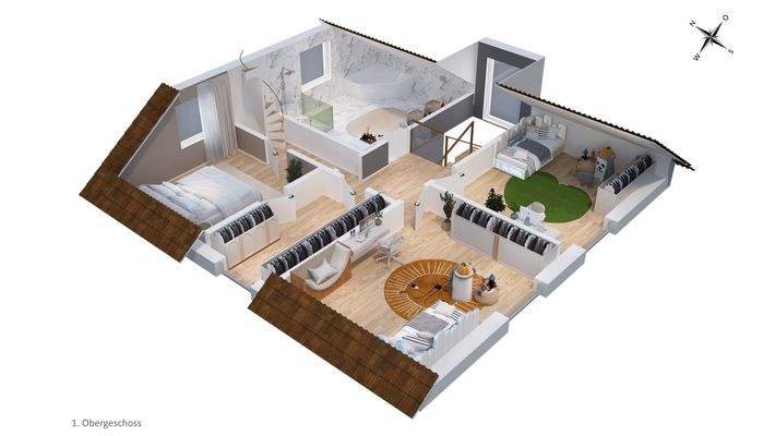 Grundriss 1. Obergeschoss