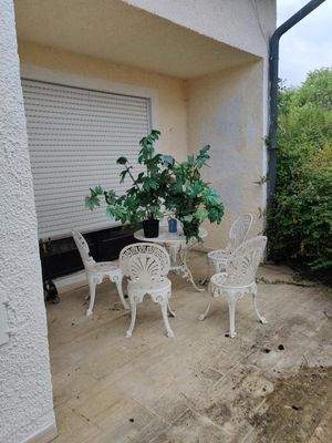 Kleine Terrasse an der Ostseite