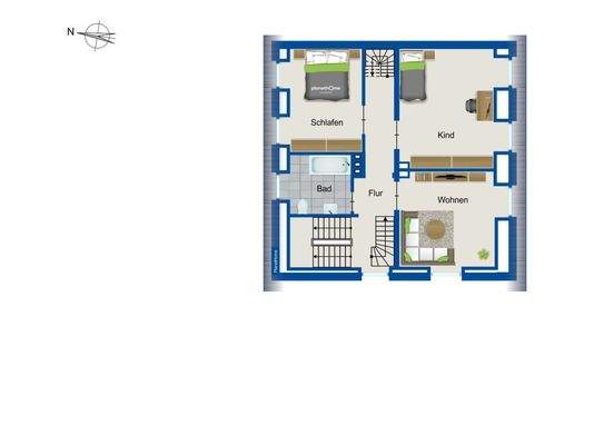 Grundriss 2. Obergeschoss