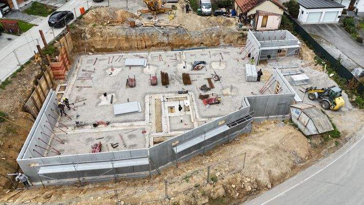 Baufortschritt Oktober 2025 Tiefgarage