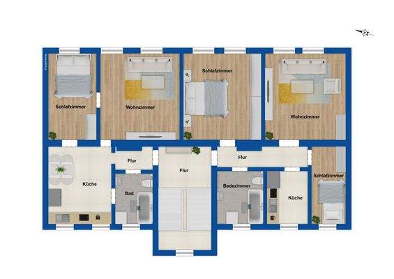 Grundriss 2. Obergeschoss