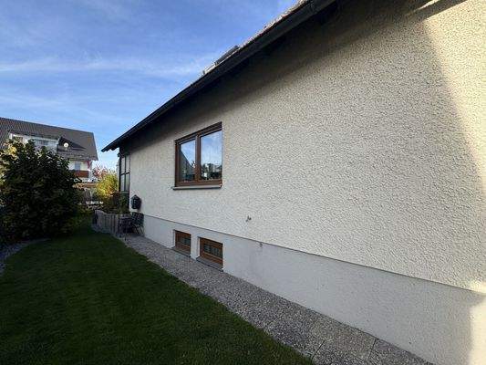 Seitenansicht Garten