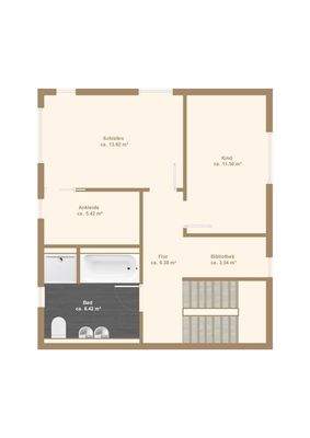 Grundriss Obergeschoss