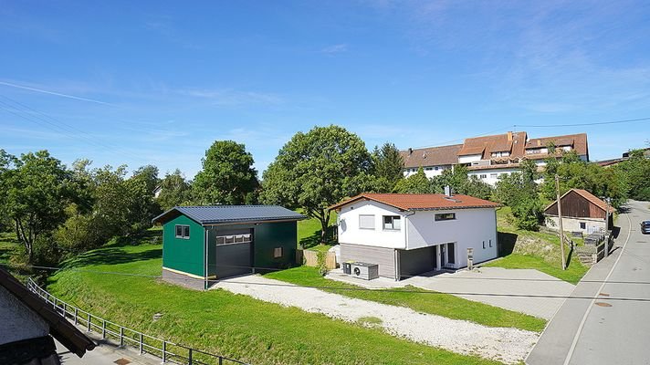 Blick vom Balkon
