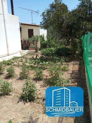 Kreta, Peri: Einfamilienhaus mit schönem Garten und toller Aussicht zu verkaufen