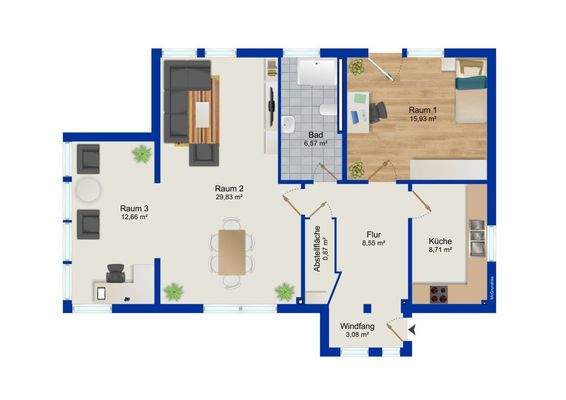 Grundriss Erdgeschoss