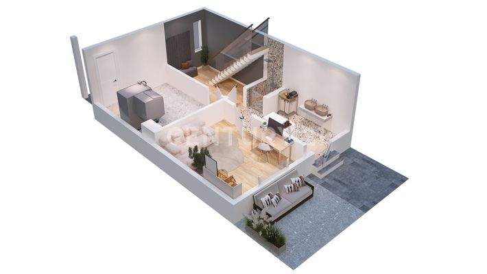 3D Visualisierung Kellergeschoss