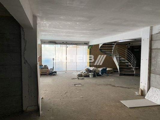 Wendeltreppe zum Obergeschoss