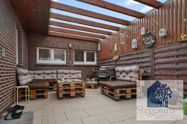 Terrassen Überdachung Hinter