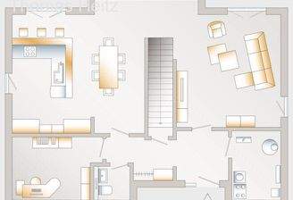 Grundriss Erdgeschoss variabel