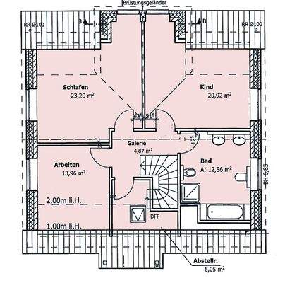 Obergeschoss unbemaßt