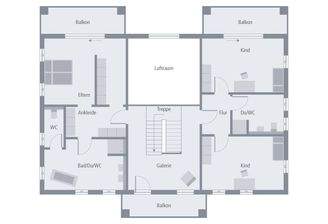 Grundriss Obergeschoss