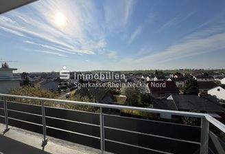 Blick vom Balkon über Worms Pfeddersheim