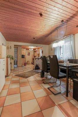 Essbereich mit offener Küche, ELW