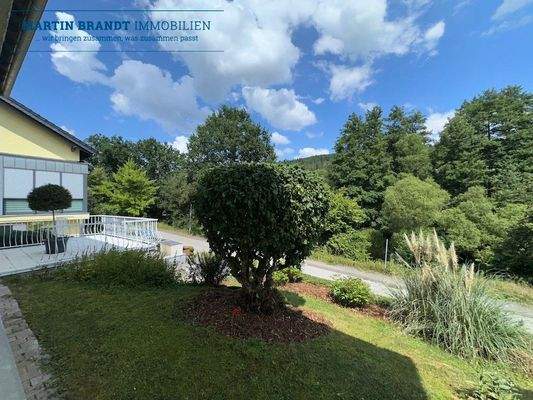 Garten zur Straßenseite