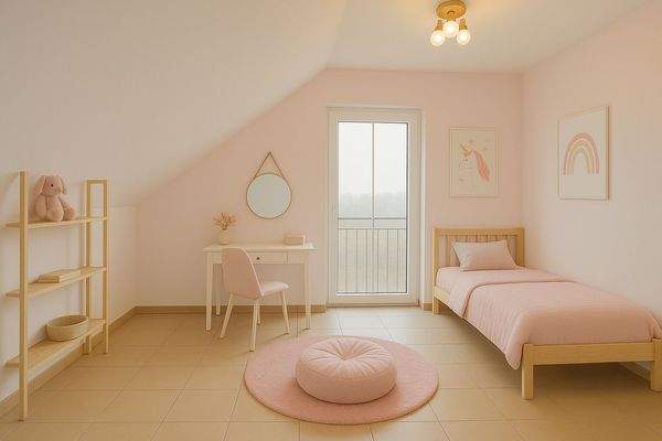 Digitale Visualisierung  2. Kinderzimmer/Arbeitszimmer/Kinderzimmer oder 2. Küche