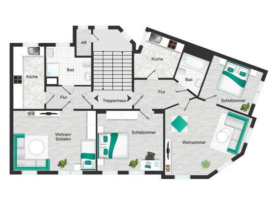 Grundriss 2 Obergeschoss