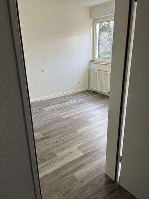 Blick ins Schlafzimmer