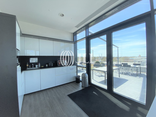 Küche mit Außenbereich