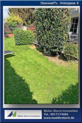 Oberursel  Hintergasse 6 04 Ansicht hinten Garten 