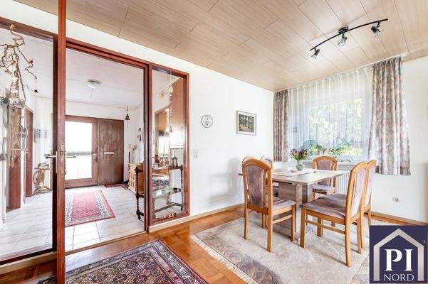 Essplatz im Wohnzimmer