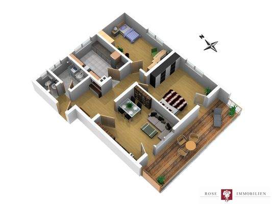 Grundriss (unverbindliche Illustration)