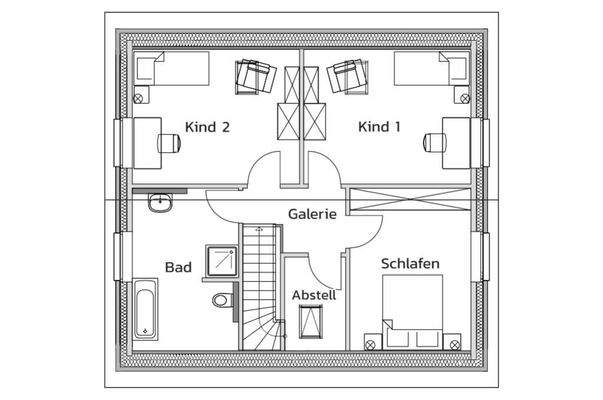 Beispielgrundriss DG