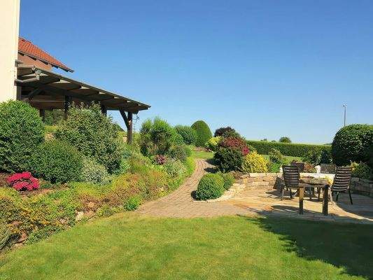 Gartenanansicht vom Gartenhaus