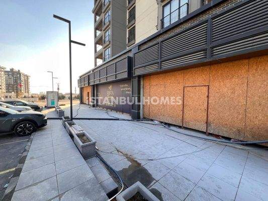 Shops in a Project Close to the Metro in Basaksehir