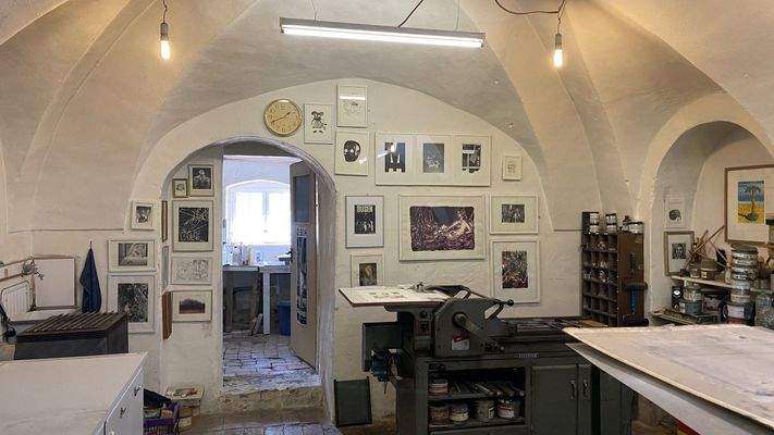 EG 2 - Arbeitsraum mit Gewölbe